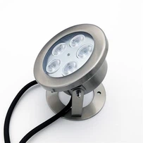 फाउंटेन के लिए 9w 12v आरजीबी एलईडी अंडरवाटर लाइट